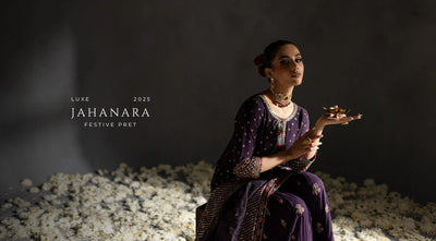 Jahanara Festive Collection: Luxurious 3-Piece Unstitched Lawn Suits for Every Celebration