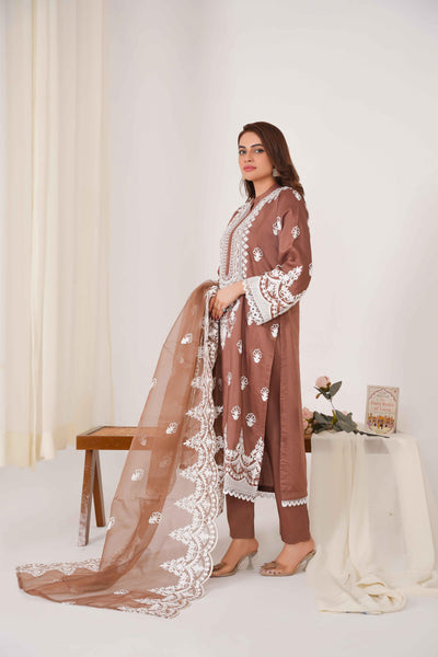 ANAYA Ari 3PC - Embroidered Pret Dress