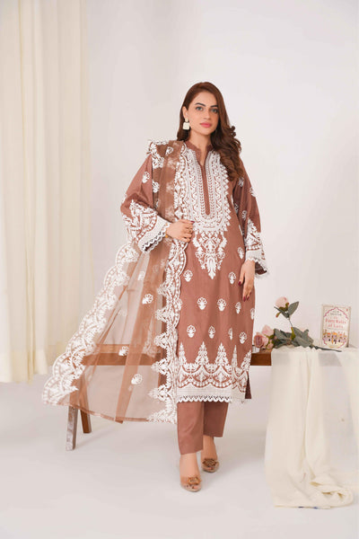 ANAYA Ari 3PC - Embroidered Pret Dress