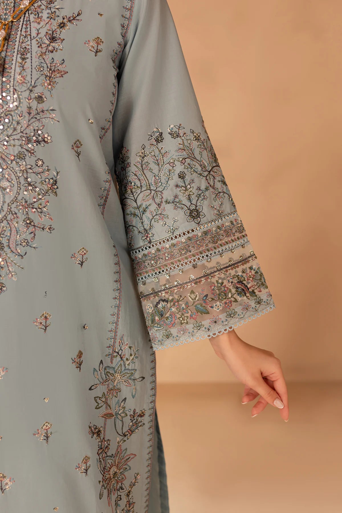 Raiha 3Pc - Embroidered Lawn Dress