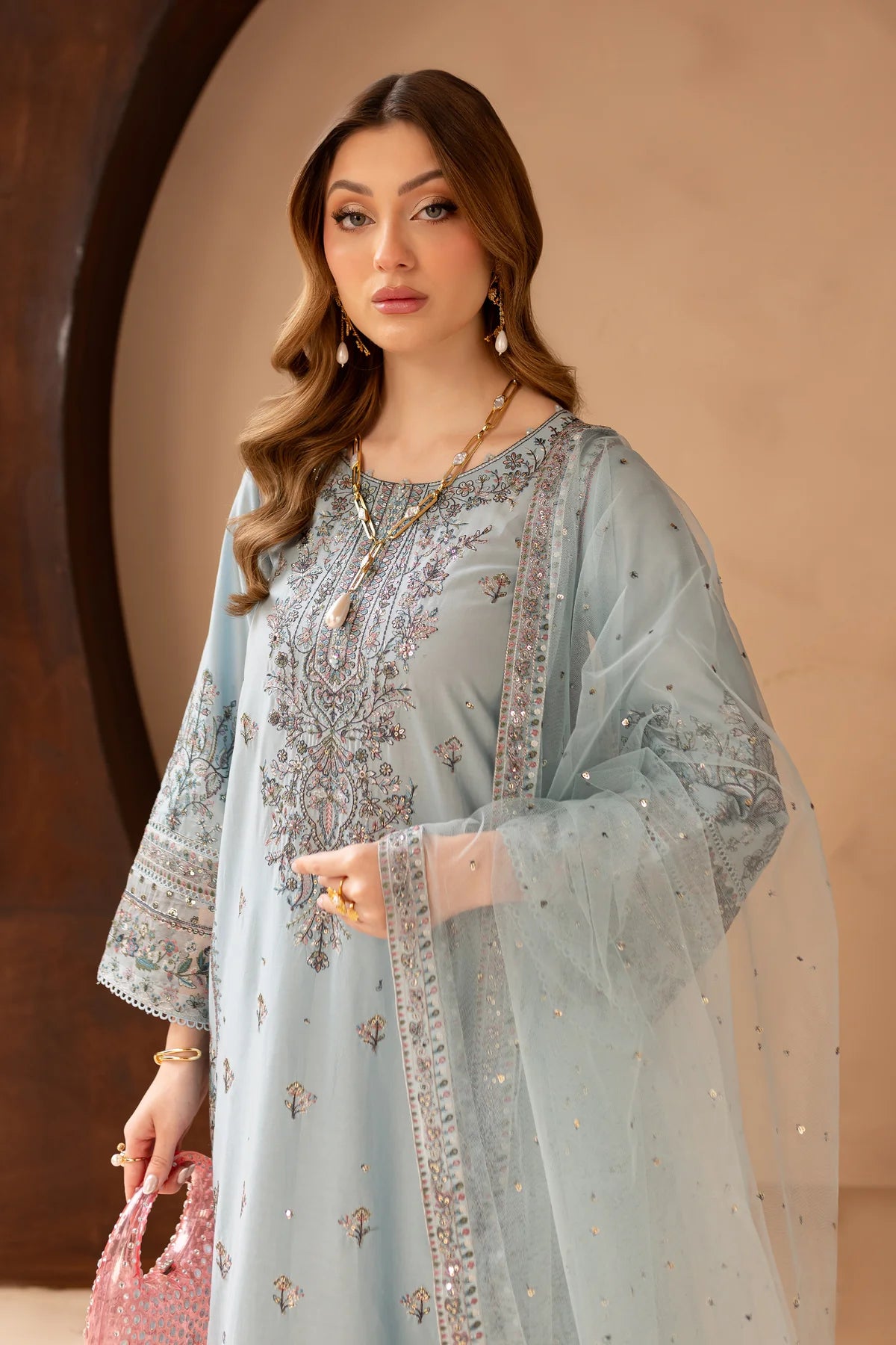 Raiha 3Pc - Embroidered Lawn Dress