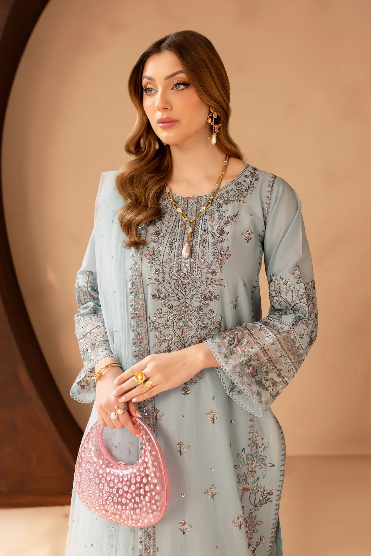 Raiha 3Pc - Embroidered Lawn Dress